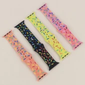 بند اپل واچ سیلیکونی طرح فانتزی Slicto سایز 38/40/41 میلی متری