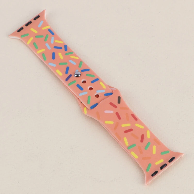 بند اپل واچ سیلیکونی طرح فانتزی Slicto سایز 38/40/41 میلی متری