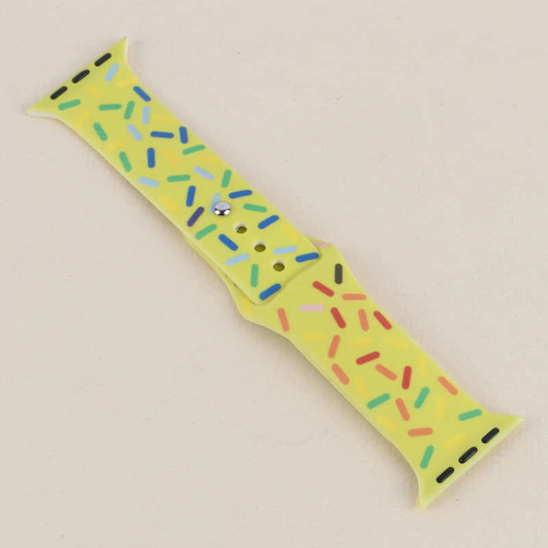 بند اپل واچ سیلیکونی طرح فانتزی Slicto سایز 38/40/41 میلی متری