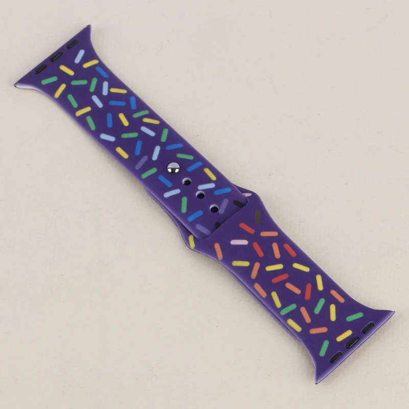 بند اپل واچ سیلیکونی طرح فانتزی Slicto سایز 42/44/45/46/49 میلی متری
