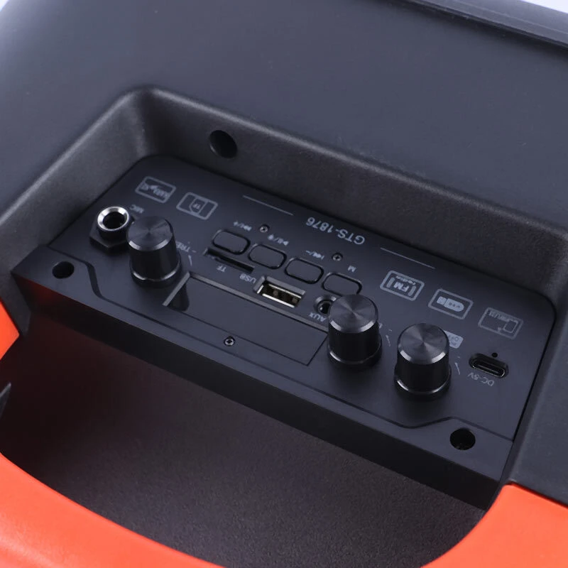 اسپیکر بلوتوثی گریت نایس GTS-1876 + میکروفون و ریموت کنترل