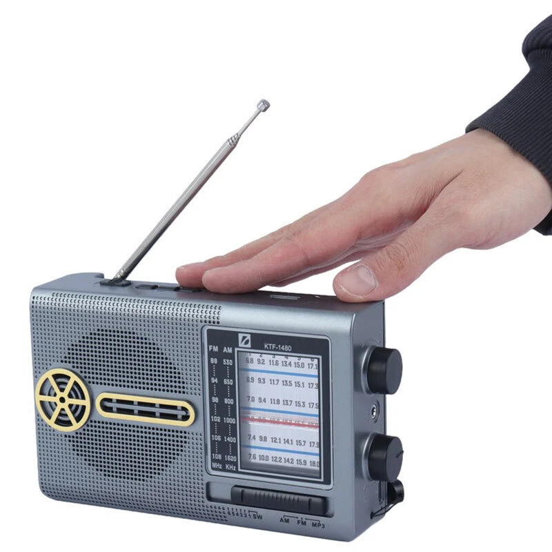 رادیو اسپیکر بلوتوثی خورشیدی کی برود KTF-1480