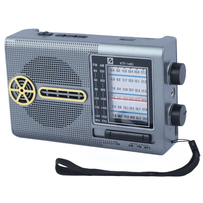رادیو اسپیکر بلوتوثی خورشیدی کی برود KTF-1480