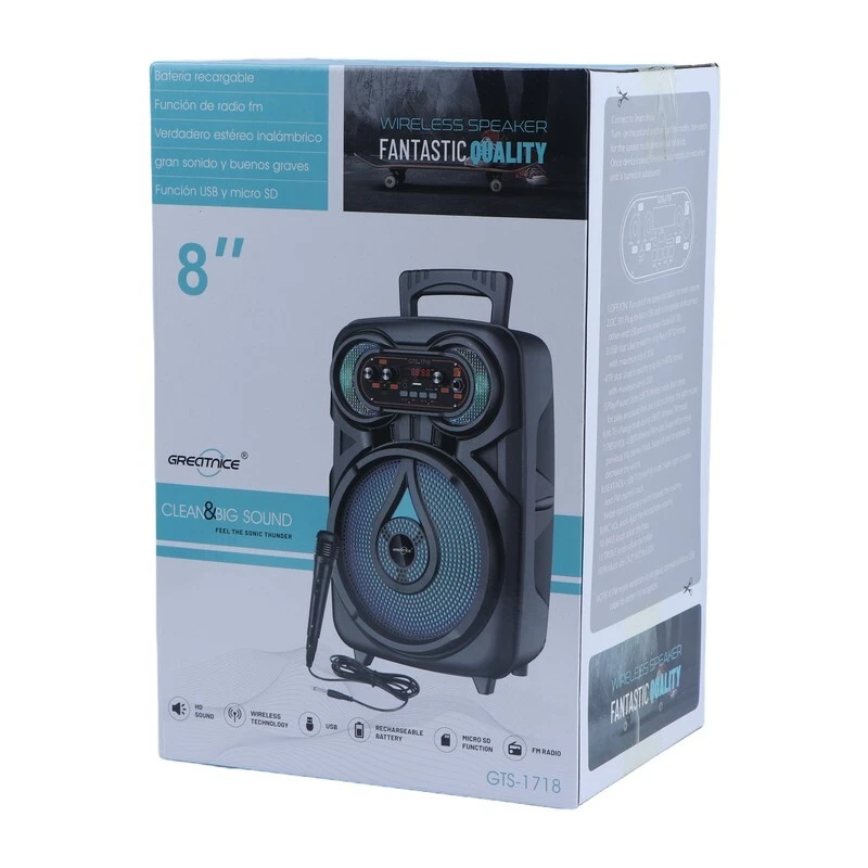 اسپیکر بلوتوثی گریت نایس GTS-1718 + میکروفون