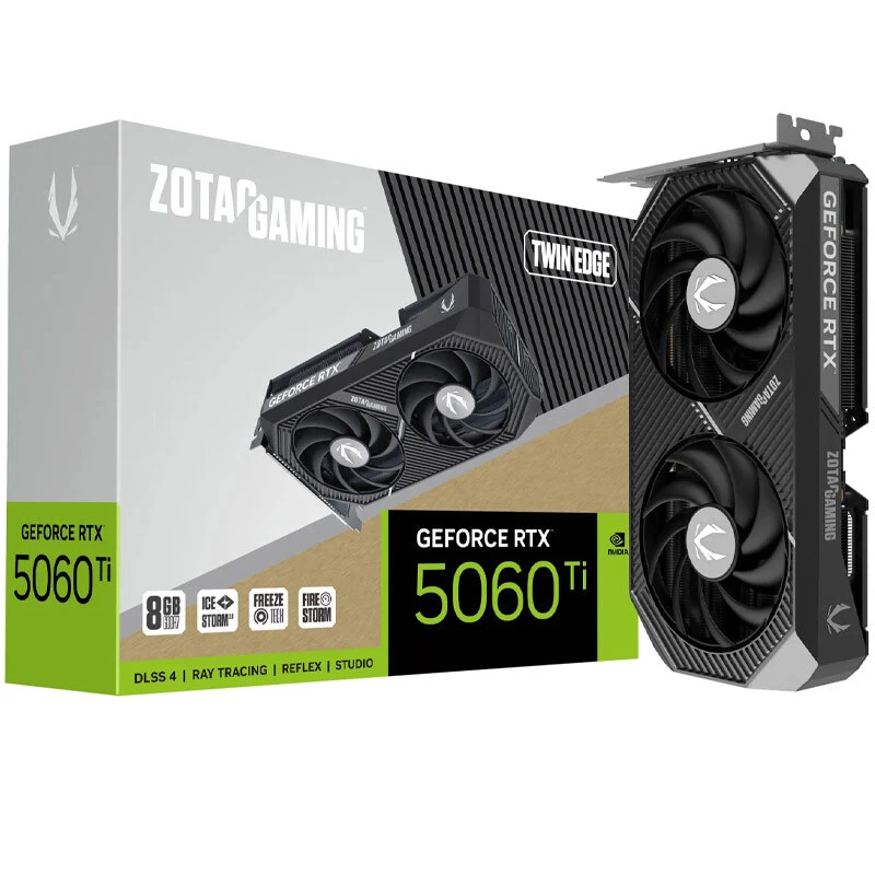 کارت گرافیک Zotac Gaming GeForce RTX 5060 Ti Twin Edge 8GB GDDR7 128Bit