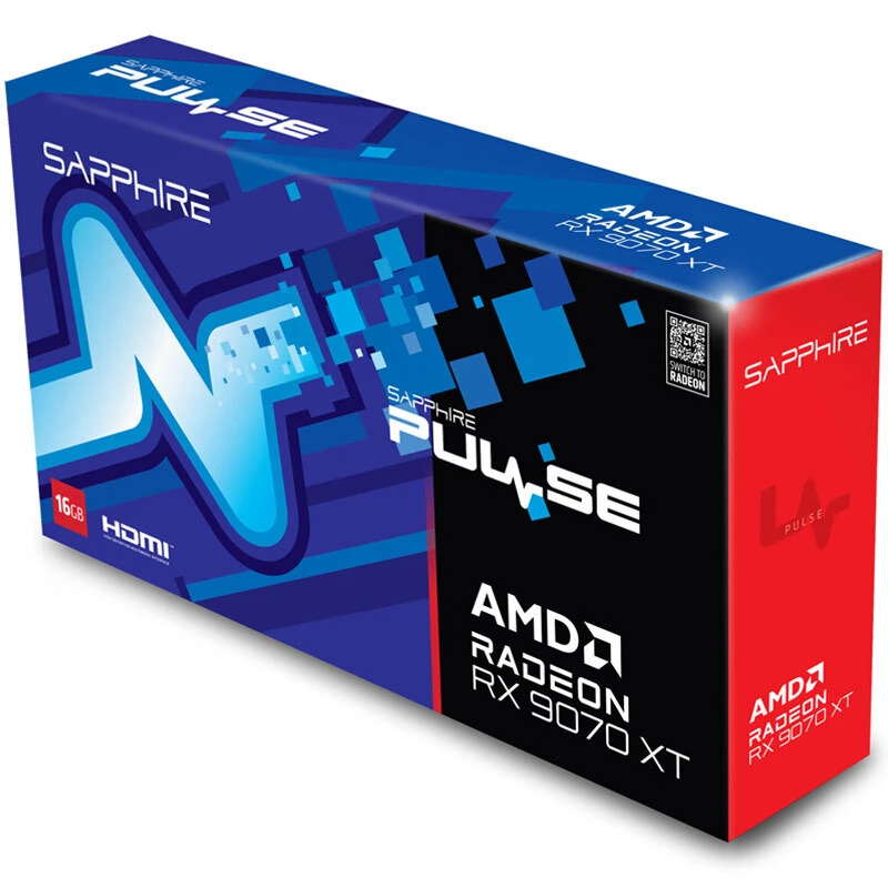 کارت گرافیک Sapphire Pulse RX 9070 XT 16GB GDDR6 256Bit