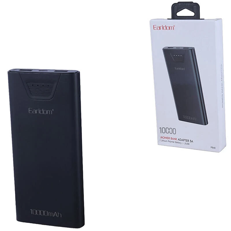 پاور بانک ارلدام ET-PB68 15W ظرفیت 10000 میلی آمپر ساعت