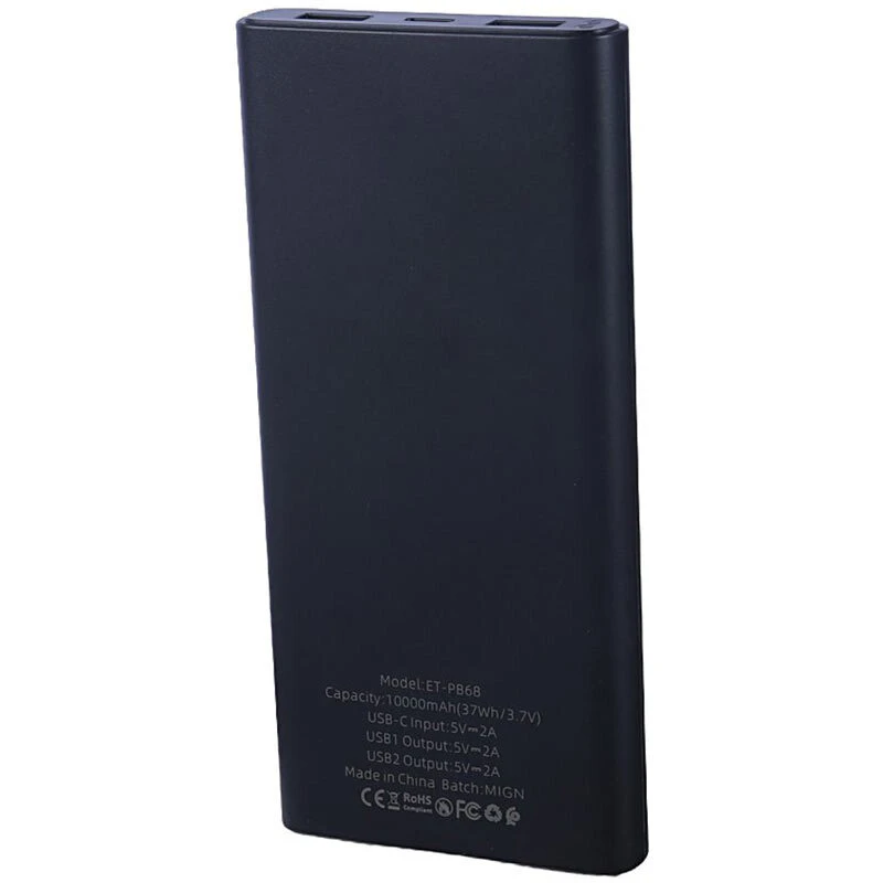 پاور بانک ارلدام ET-PB68 15W ظرفیت 10000 میلی آمپر ساعت