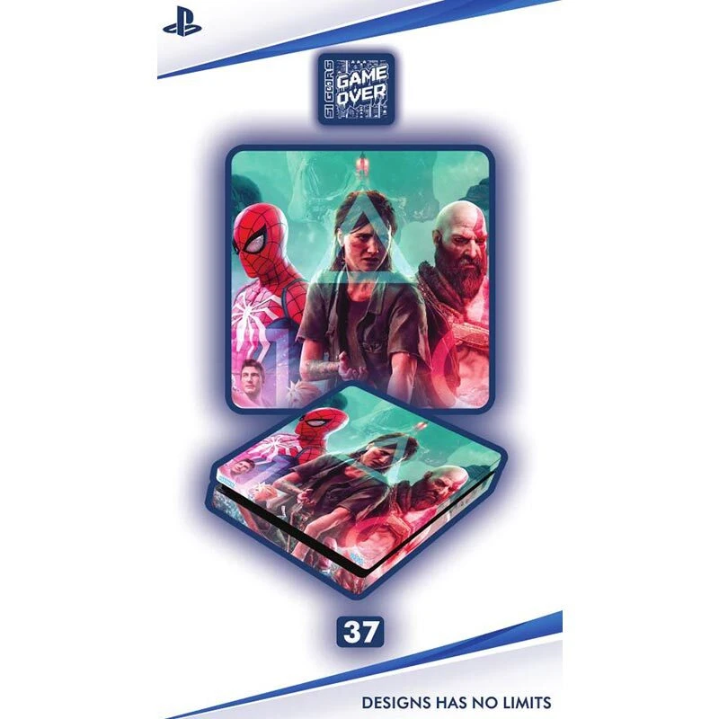 اسکین پلی استیشن 4 اسلیم طرح Ps Games