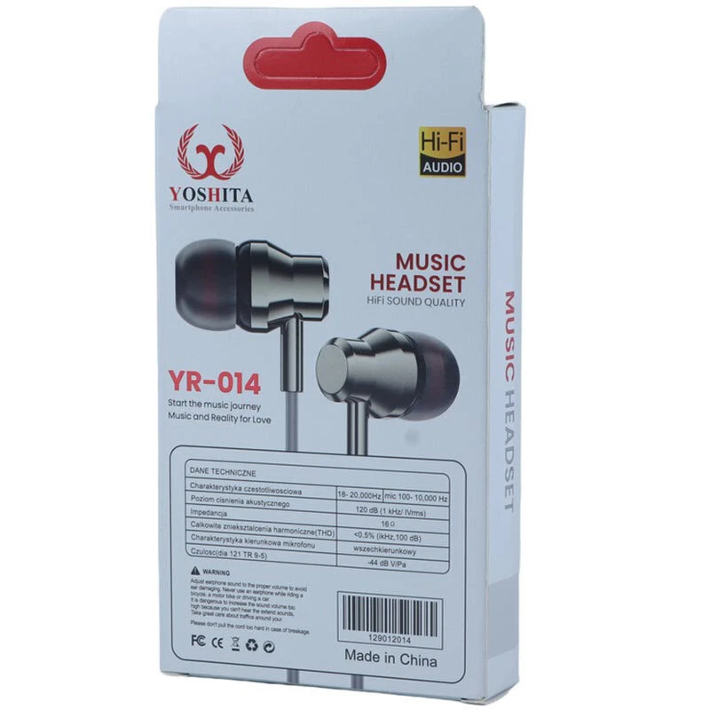 هندزفری سیمی یوشیتا YR-014