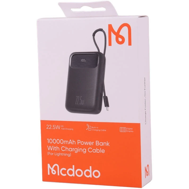 پاور بانک فست شارژ مک دودو MC-325 PD 22.5W ظرفیت 10000 میلی آمپر ساعت