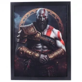 تابلو شاسی طرح God of War سایز 30*40 سانتی متر کد 8