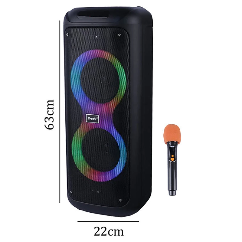 اسپیکر چمدانی بلوتوثی برودو BTS-2258 + میکروفون