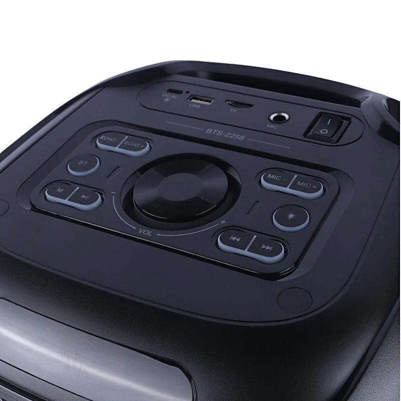 اسپیکر چمدانی بلوتوثی برودو BTS-2258 + میکروفون