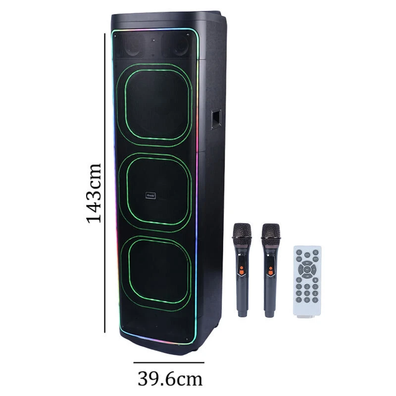 اسپیکر چمدانی بلوتوثی برودو BTS-2272 + میکروفون و ریموت کنترل