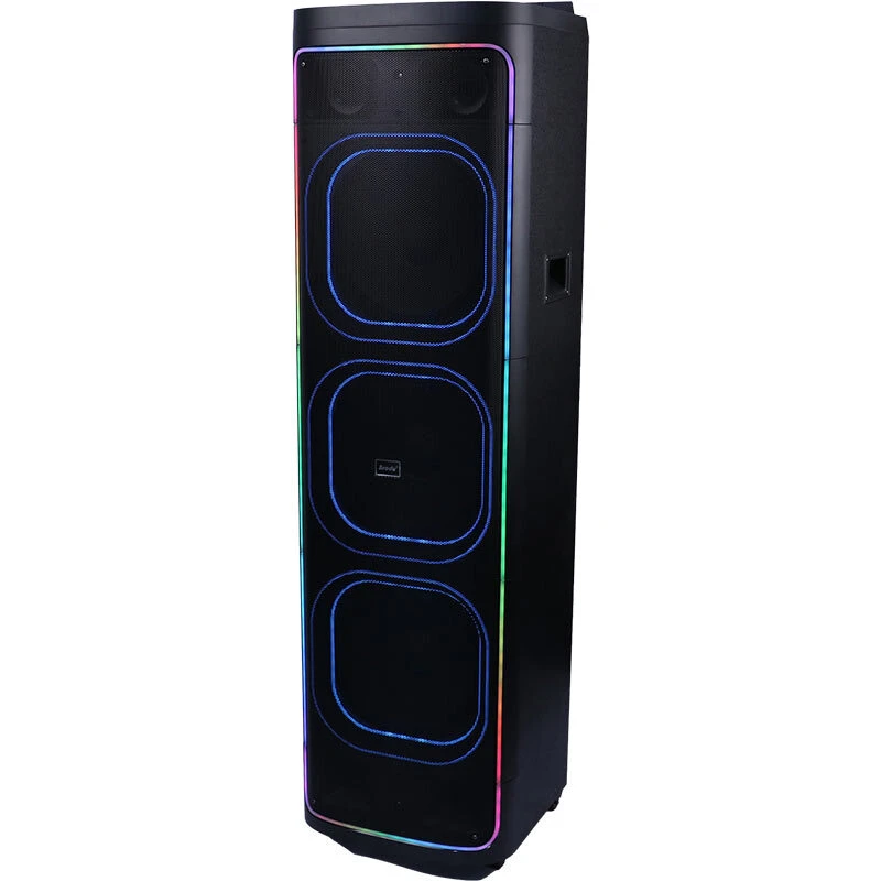 اسپیکر چمدانی بلوتوثی برودو BTS-2272 + میکروفون و ریموت کنترل
