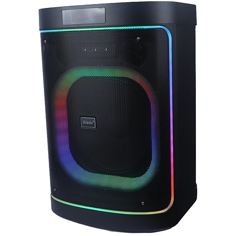 اسپیکر چمدانی بلوتوثی برودو BTS-2248 + میکروفون و ریموت کنترل