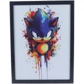 تابلو شاسی طرح Sonic سایز 30*40 سانتی متر کد 2