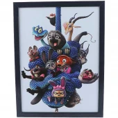 تابلو شاسی طرح Zootopia سایز 30*40 سانتی متر کد 2