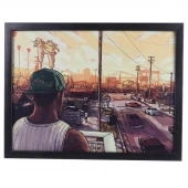 تابلو شاسی طرح GTA San Andreas سایز 30*40 سانتی متر