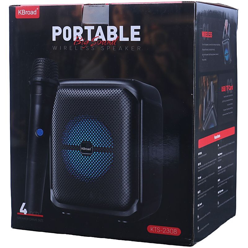 اسپیکر بلوتوثی کی برود KTS-2308 + میکروفون