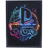 تابلو شاسی طرح لوگو Play Station سایز 30*40 سانتی متر