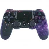 دسته بازی بی سیم SONY PlayStation 4 DualShock 4 High Copy طرح کهکشان کد 3