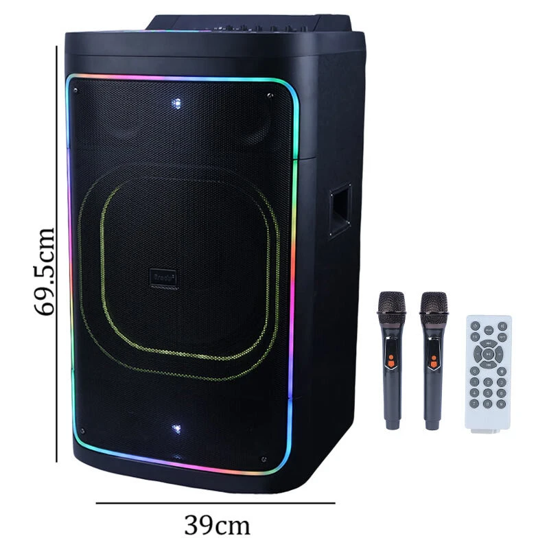 اسپیکر چمدانی بلوتوثی برودو BTS-2241 + میکروفون و ریموت کنترل