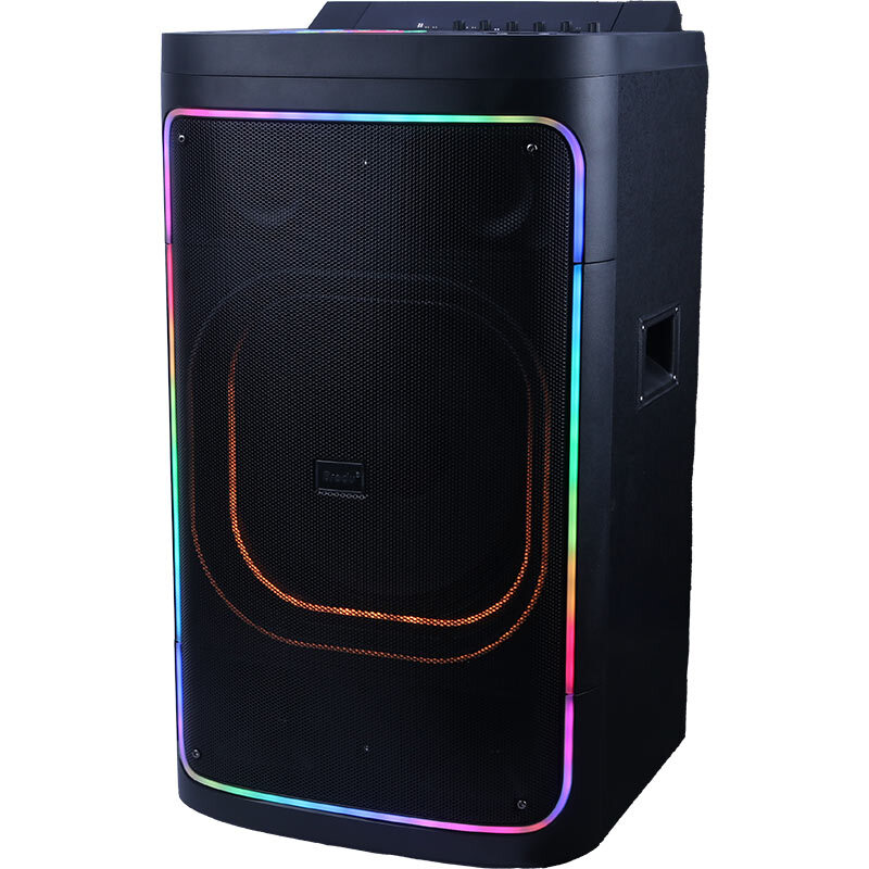 اسپیکر چمدانی بلوتوثی برودو BTS-2241 + میکروفون و ریموت کنترل