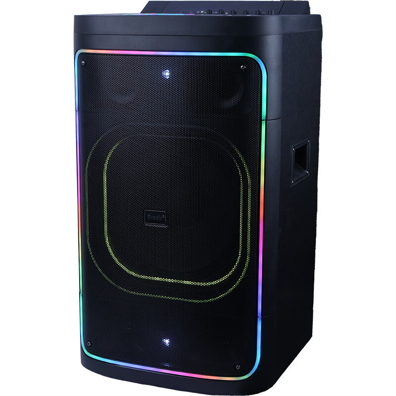 اسپیکر چمدانی بلوتوثی برودو BTS-2241 + میکروفون و ریموت کنترل