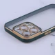 قاب ژله ای آیفون iPhone 15 Pro دور رنگی محافظ لنزدار