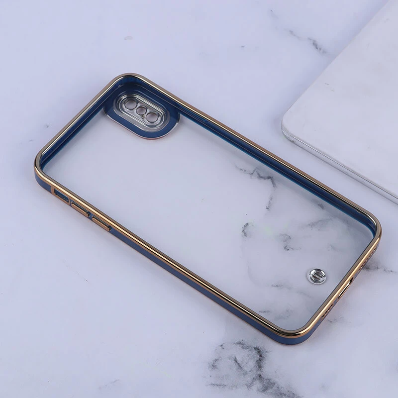 قاب ژله ای آیفون XS Max دور رنگی محافظ لنزدار