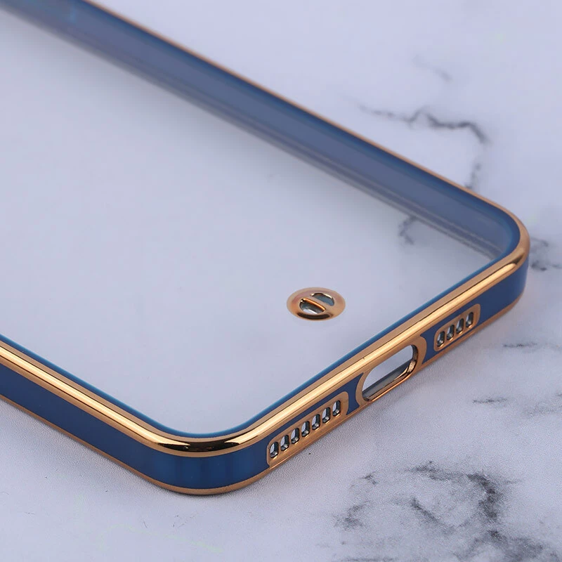 قاب ژله ای آیفون XS Max دور رنگی محافظ لنزدار