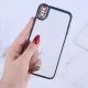 قاب ژله ای آیفون XS Max دور رنگی محافظ لنزدار