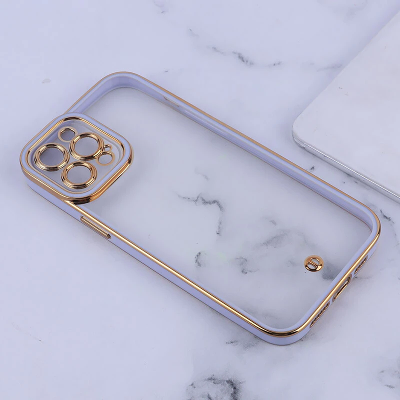 قاب ژله ای دور رنگی محافظ لنزدار iPhone 12 Pro