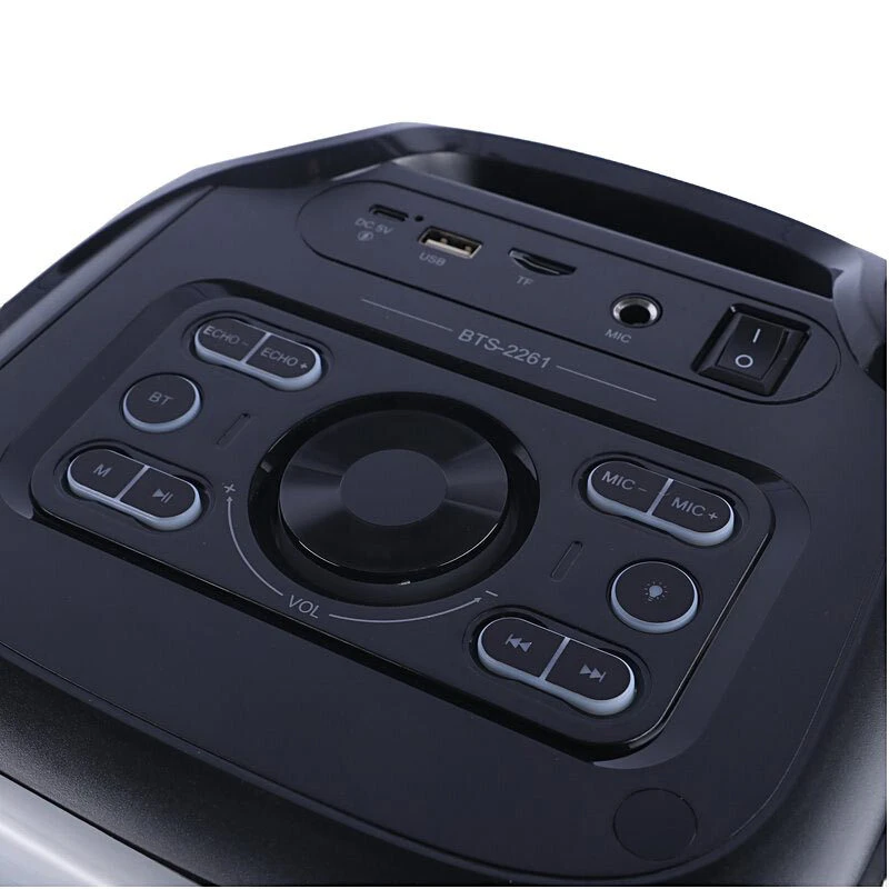 اسپیکر چمدانی بلوتوثی برودو BTS-2261 + میکروفون