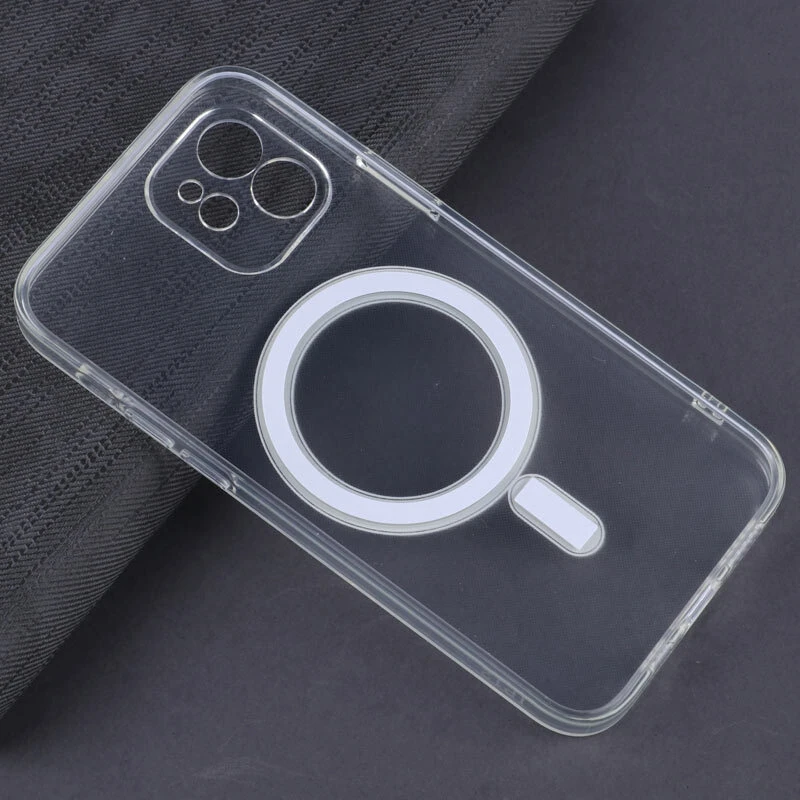 قاب ضد ضربه مگ سیف Clear Case Magnetic آیفون iPhone 12 محافظ لنزدار