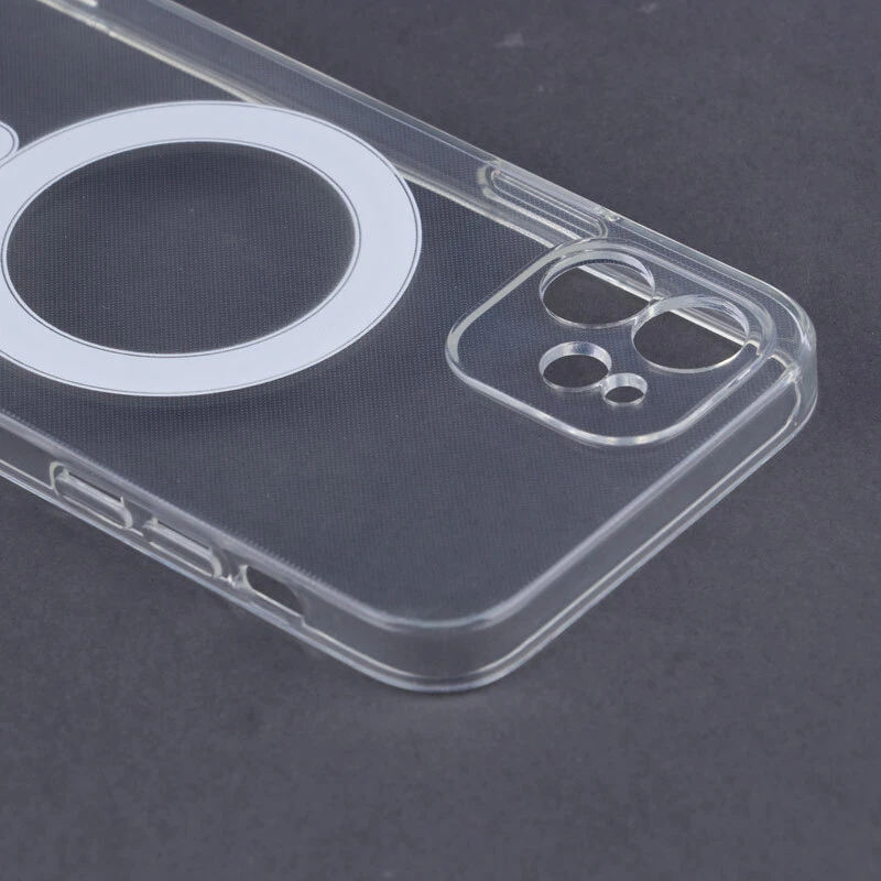 قاب ضد ضربه مگ سیف Clear Case Magnetic آیفون iPhone 12 محافظ لنزدار