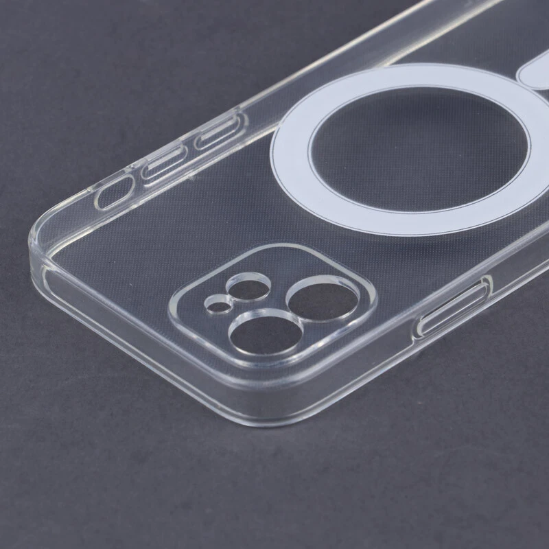 قاب ضد ضربه مگ سیف Clear Case Magnetic آیفون iPhone 12 محافظ لنزدار
