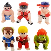 اکشن فیگور طرح Street Fighter کد 2167 بسته 6 عددی