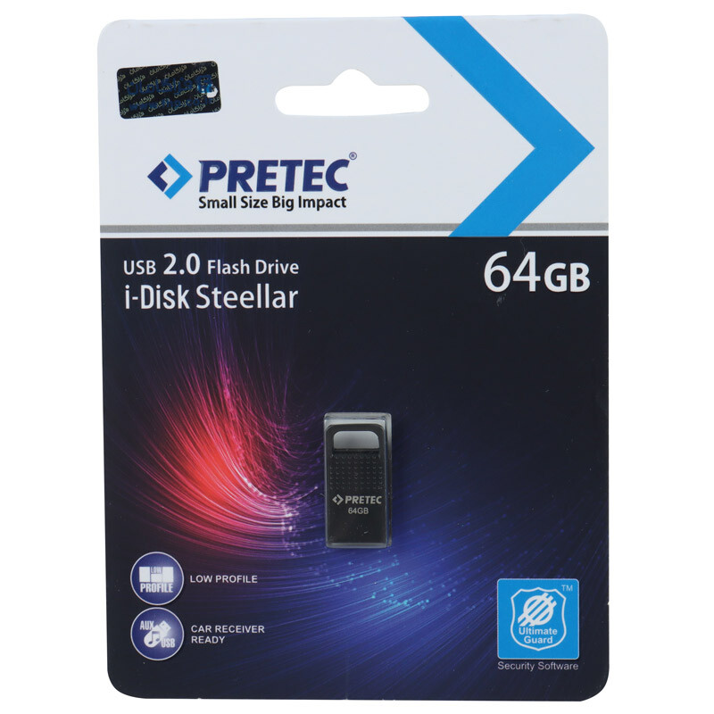 قیمت و خرید فلش 64 گیگ پرتک Pretec i-Disk Steellar