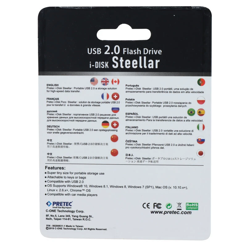 فلش 16 گیگ پرتک Pretec i-Disk Steellar