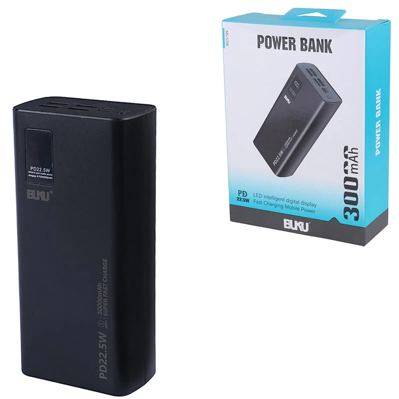 پاور بانک فست شارژ بوکو MG-G106 QC3.0 PD 22.5W ظرفیت 30000 میلی آمپر ساعت