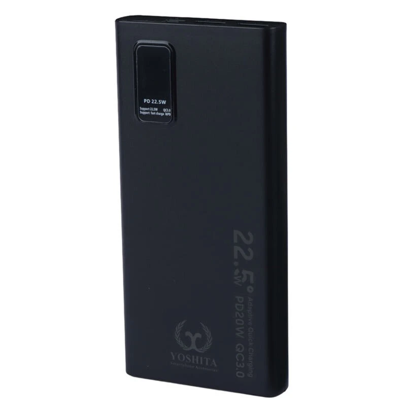 پاور بانک فست شارژ یوشیتا YP-009 QC3.0 PD 22.5W ظرفیت 10000 میلی آمپر ساعت