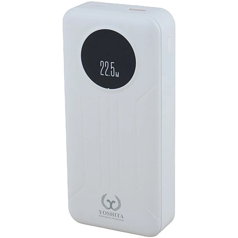 پاور بانک فست شارژ یوشیتا YP-022 PD 22.5W ظرفیت 20000 میلی آمپر ساعت