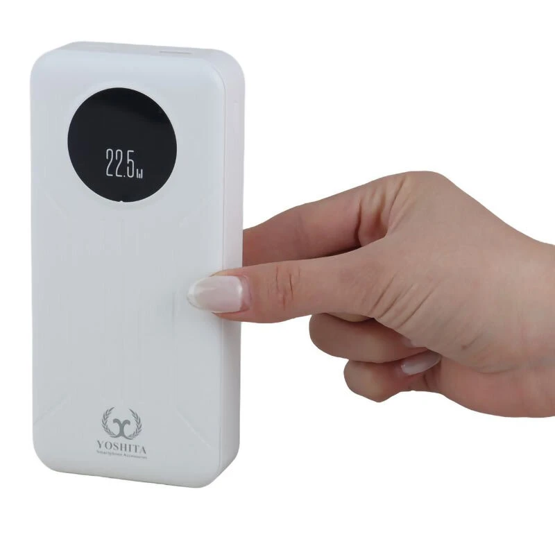 پاور بانک فست شارژ یوشیتا YP-022 PD 22.5W ظرفیت 20000 میلی آمپر ساعت