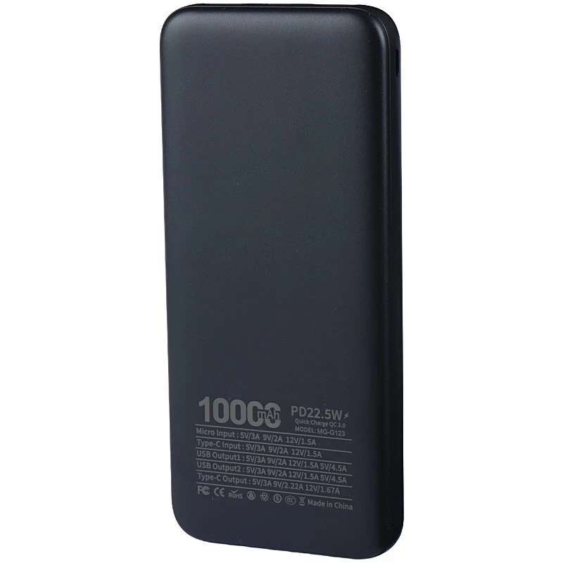 پاور بانک فست شارژ بوکو MG-G123 QC3.0 PD 22.5W ظرفیت 10000 میلی آمپر ساعت