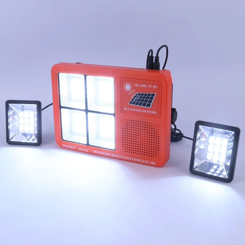 پکیج خورشیدی روشنایی Waxiba XB-918L
