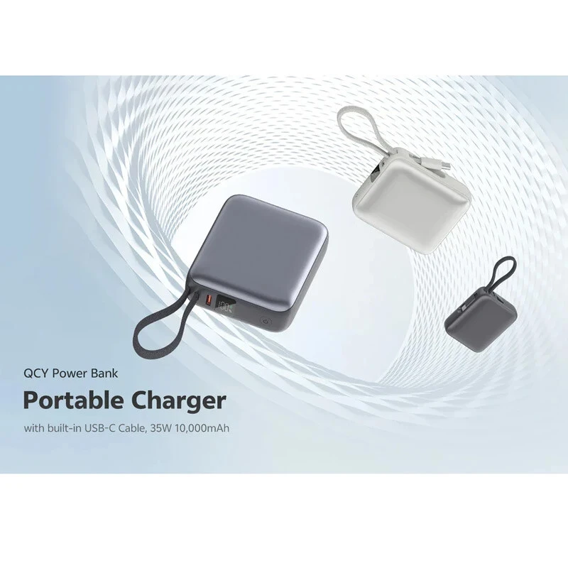 پاور بانک فست شارژ کیو سی وای PB10C QC3.0 PD3.0 35W ظرفیت 10000 میلی آمپر ساعت