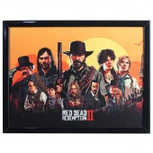 تابلو شاسی طرح Red Dead Redemption سایز 30*40 سانتی متر کد 5